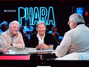 Samen met Jan De Smet en Marc Didden (rechts) bij Phara.