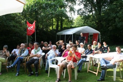 Er waren bijna 5O toehoorders en interessante tussenkomsten.