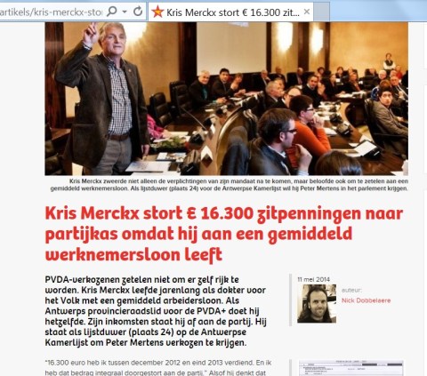 Dit artikel op de pvda-site trok de aandacht op wat ik in de provincieraad bijverdiende… 